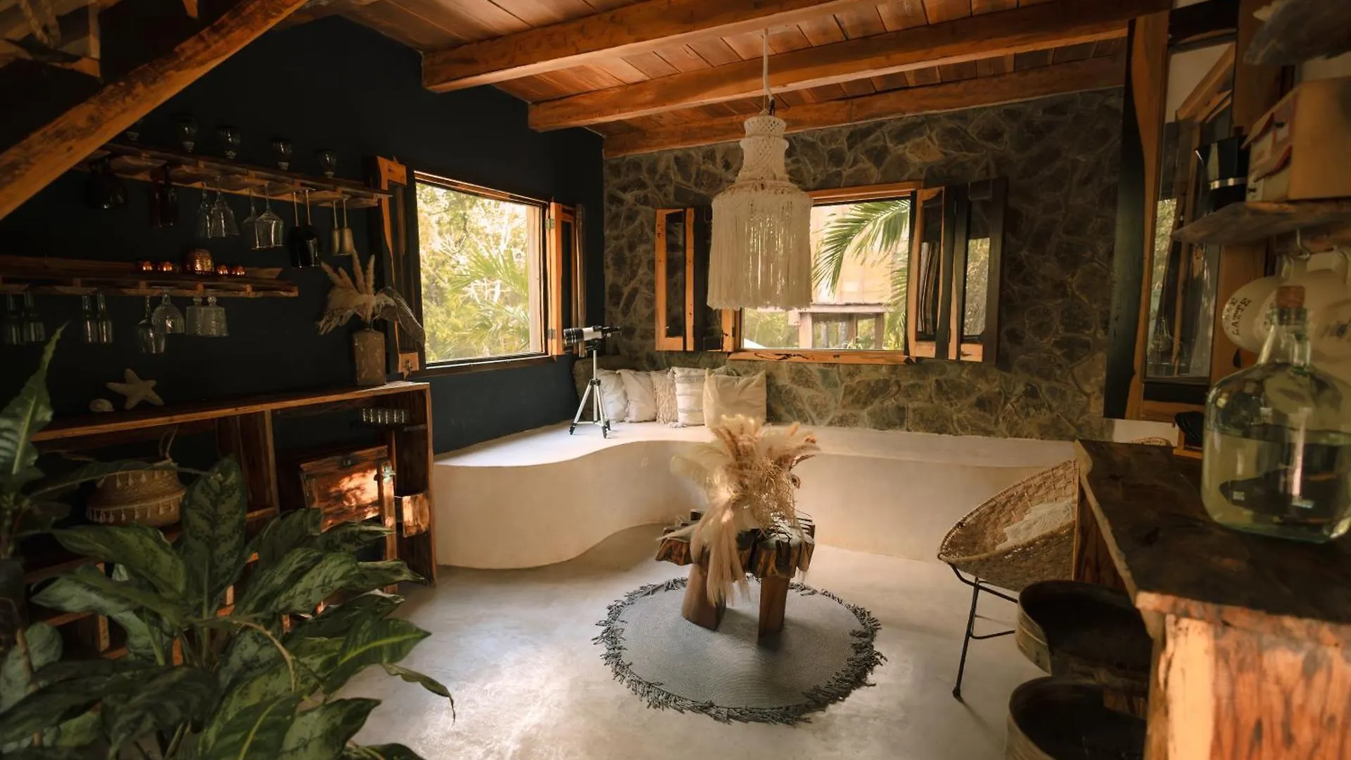 Lodge Villa Anand Ecoaldea Puerto Morelos Mexiko